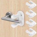 Inaya Door Lever Lock (4 Pack) – Child Proof Handle Locks, 3M Adhesive & Easy Installation for Home, Baby-Proof Locks for Kids Safety, Compatible with standard doors by TinyTreasures Baby Boutique