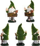 ASAWASA Gnomes Decorations for Yard with Solar LED Light,Large Outdoor Funny Garden Lawn Gnome Decor(Tall 10 Inches) by GreenHaven Gardens