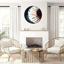 Jannity Metal Sun Wall Decor,11.02 Inches Large Metal Wall Art with Sun Moon Stars Retro Moon Sun Wall Decoration Hanging for Indoor Outdoor Patio Yard Home Garden by GreenHaven Gardens