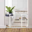 Easy Step Walk-Thru Baby Gate – Adjustable Safety Gate for Babies & Pets, Pressure Mount Kit, Includes Wall Cups & Extensions – 29.7 to 48.8W x 30.5H inches, CPC Certified by TinyTreasures Baby Boutique