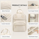 Diaper Bag Backpack for Women with Changing Pad, Baby Bag with Insulated Pockets Multifunctional Diaper Bags For Baby Girl Boy Waterproof Baby Bags For Boys Girls Maternity Bag Beige by TinyTreasures Baby Boutique