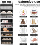 Over the Door Organizer with 5 Large Pockets and 10 Side Mesh Pockets Visible Closet Hanging Organizer Large Capacity Behind Door Storage Organizer for Home Office Bathroom Bedroom