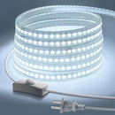 Outdoor LED Strip Lights,120LEDs/m Waterproof 32.8FT/10M LED Light Strip 6500K White Flexible LED Rope Lights for Garden Patio Cabinet Bedroom Indoor Outdoor Decoration(32.8FT, White) by GreenHaven Gardens