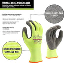 linconson 12 Pack Safety Performance Series Construction Mechanics Wrinkle Latex Work Gloves by GreenHaven Gardens