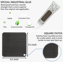 Trampoline Patch Repair Kit 4"X 4" Square On Patches | Repair Trampoline Mat Tear or Hole in a Trampoline Mat by TinyTreasures Baby Boutique