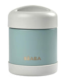 Beaba Stainless Steel Insulated Food Jar 10 oz, Kids Thermos, Lunch Containers, Leakproof, Wide Opening, Suitable for Hot and Cold Foods (Eucalyptus) by TinyTreasures Baby Boutique
