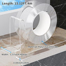 1.57 in x 13.12 FT,Edge Corner Protector Baby Proofing,Soft Clear Furniture Table Corner Guard & Edge Safety Cabinet Door Bumper,Crib Bumpers,Wall Protector by TinyTreasures Baby Boutique
