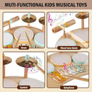 Toddlers Drum Set Toys for Toddlers 1-3,Baby Drum with Xylophone,Musical Instruments Toy, Kids Wooden Montessori Toys Birthday Gift for Boys Girls by TinyTreasures Baby Boutique