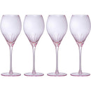 Paris Collection Crystal Pink Balloon Wine Glasses Red White Wines 14 Oz Set Of 4 By by The Wine Savant