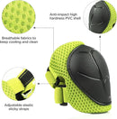 DaCool Kids Bike Helmet Set Skateboard Knee Pads - Kids Helmet Elbow Pads Wrist Guards Adjustable for 3~10yrs Girl Boy Kids Protective Gear Set for Sport Cycling Bike Roller Skating Scooter by TinyTreasures Baby Boutique