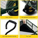 Steel Garden Cart, 2-in-1 Heavy Duty Utility Wagon 900 LBS Capacity Carts with Removable Mesh Sides to Convert into Flatbed, 240° U-Turn 10" Pneumatic Tires Garden Wagon for Lawn Camping Farm Yard by GreenHaven Gardens