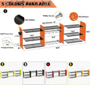 Power Tool Organizer with Charging Station Wall Mount, 3 Layer Expanded Heavy Duty Garage Organization, 45.5 Inch Length Garage Tool Storage, 8 Drills, 2 Assemble Method, Orange by GreenHaven Gardens