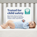 Graco Premium Crib & Toddler Mattress – GREENGUARD Gold Certified, CertiPUR-US Certified Foam, Machine Washable Cover with 100% Waterproof Surface, Fits Standard Full Size Baby Crib and Toddler Bed by TinyTreasures Baby Boutique