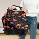 Binienty Infant Carseat Canopy, Cute Halloween Pumpkin Nursing Cover Soft Breathable Baby Car Seat Covers, Gifts for Mom Lover Wife by TinyTreasures Baby Boutique