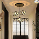 Frosted White Glass Chandelier for Dining Room Pendant Lights for Kitchen Island Light Fixture Modern Farmhouse Chandeliers with Warm Light Oiled Bronze by CozyNest Decor