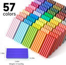 Shuttle Art Polymer Clay Kit, 57 Colors, Soft Oven Clay Kit, 19 Carving Tools and 10 Kinds of Accessories, Non-Stick, Non-Toxic, Ideal Gift for Kids by TinyTreasures Baby Boutique