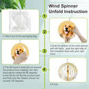 10 Pack Sublimation Wind Spinner Blanks 8 Inch,3D Wind Spinners Sublimation Blanks Products Bulk Aluminum Metal Sublimation Blank Wind Spinner for DIY Gift Indoor Outdoor Decoration by GreenHaven Gardens