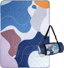 Exclusivo Mezcla Waterproof Picnic Blanket 60x80 Inches Large Multicolor Floral Polyester Sandproof Modern Camping Blanket by TinyTreasures Baby Boutique