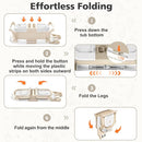 MoreFeel Collapsible Baby Bathtub for Newborn with Thermometer & 1 Hooded Towel & 1 Soft Floating Cushion,Portable Travel Bathtub with Drain Hole, Durable Foldable Baby Tubs for Infants to Toddler by TinyTreasures Baby Boutique