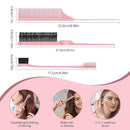 Curl Defining Brush, Curly Hair Brush, Slick Back Hair Brush, For Combing and Shaping Curls in All Hairstyles to Reduce Pulling (Pink) by TinyTreasures Baby Boutique