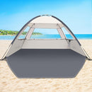 COMMOUDS Beach Tent Sun Shade for 3/4-5/6-7/8-10 Person, UPF 50+ Beach Sun Shelter Canopy Tent, Lightweight, Easy Set Up and Carry by TinyTreasures Baby Boutique