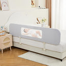 Ciilee Baby Bed Rail for Toddlers Extra Large 72.83" L Kids Rails Guard for Twin, Full, Queen, King Bed Adjustable Children Side Railing Safety Bedrail Foldable Barandas para Camas de Niños (Grey by TinyTreasures Baby Boutique