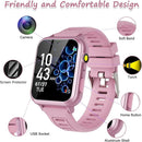 Smart Watch for Kids with 36 Games HD Touch Touchscreen Alarm Clock, Camera Music Player Pedometer Flashlight 12/24 hr Video & Audio Recording, Toys Gift for 3-12 Years Old Girls by TinyTreasures Baby Boutique