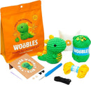 The Woobles Crochet Kit for Beginners - Easy Arts and Crafts Knitting & Crochet Animals Kit As Seen On Shark Tank - Fred The Dinosaur by TinyTreasures Baby Boutique
