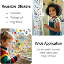 Reusable Sticker Books for Toddlers 1-3, 3 Sets Sticker Books for Toddlers 2-4 Years, Toddler Travel Toys for Kids 2 3 4 Year Old Girls Boys by TinyTreasures Baby Boutique