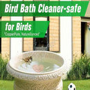 1-Pack 99.99% Pure Copper Bird Bath Purification Disk,Copper Disc with Stable Triple-Point Support,Fits All Outdoor Bird Baths(Heart-Shaped) by GreenHaven Gardens