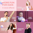 YLL Mini Karaoke Machine for Kids Adults, Portable Bluetooth Speaker with 2 Wireless Microphones, TOP Birthday Gifts Toys for Girls Ages 3, 4, 5, 6, 7, 8, 9,10,11,12+ Years Old Toddler (Lightpink) by TinyTreasures Baby Boutique