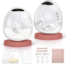 Lulia Breast Pump Hands Free, Wearable Breastfeeding Pump with 4 Mode and 9 Level, Strong Suction, Painless, Anti-Backflow, BPA Free, Portable Electric Breast Pumps with 17/19/21/24MM Flanges by TinyTreasures Baby Boutique