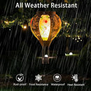 Starsoul Hummingbird Hot Air Balloon Solar Lantern Metal & Glass Solar Hot Air Balloon Hanging Garden Light Waterproof Outdoor Lantern for Patio Yard Party Decorations by GreenHaven Gardens