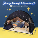 Sumbababy Large Teepee Tent for Kids: with Star Lights - Tent for Toddler Indoor Kids Teepee Tent for Boys & Girls - Toddler Play Tent Inside Canopy Bed for Playroom Gift Toys (Black Galaxy) by TinyTreasures Baby Boutique