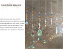 Suncatcher Crystal Prisms Hang Pendants Garden Window Sun Catcher Rainbow Chandelier Beads Chain Ornament, Pack of 7 by GreenHaven Gardens