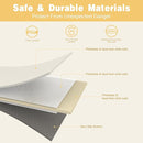 Padded 71" ×59" Large Baby Play Mat for Floor, 1.3" Thick Foam Mat with Soft Vegan Leather, Baby Tummy Time Playmat for Safe Play Area, Non-Slip Bottom, Fits 71" x59" Playpens by TinyTreasures Baby Boutique