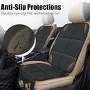 Car Seat Protector for Child Carseat, 1 Pack Protect Car Seats Cover for Baby with Thickest Padding and Non-Slip Padded Backing Mesh Pockets Kids Pets Car Back Seat Protectors(Darkgrey) by TinyTreasures Baby Boutique
