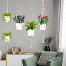 Hoteam 12 Pcs Macrame Plant Hangers Macrame Hanging Planters for Indoor Plants Handmade Boho Hanging Baskets Flower Pots Holder for Outdoor Home Wall Decor by GreenHaven Gardens