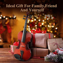 Eastar 3/4 Violin for Beginners, Violins Kit for Student, Fiddle with Hard Case, Rosin, Shoulder Rest, Bow, and Extra Strings (Imprinted Finger Guide on Fingerboard) by TinyTreasures Baby Boutique
