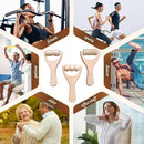 3Pcs Wooden Hand Massage Roller, Manual Wood Therapy Massage Tools Massager Roller for Relaxes Thigh, Leg, Hands Full Body Muscle Men Women Gift by CozyNest Decor