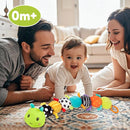 Baby Stuffed Animal Toys for 0-6 6-12 Months, Baby Musical Caterpillar Tummy Time Toys for Babies 3 6 9 12 18 Months, Newborn Infant Sensory Toys Christmas Gifts Stocking Stuffers by TinyTreasures Baby Boutique