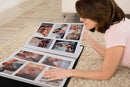 RECUTMS Photo Album Self Adhesive Magnetic DIY Scrapbook 60 Pages 13.3 x 13.4 (Inches) Accommodate 8X10 6X8 5X7 4X6 Photo Wedding Album Memory Book (White) by TinyTreasures Baby Boutique