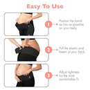 AZMED Maternity Belt Back Support - Adjustable Abdominal Binder for Pregnancy - Belly Band for Pelvic, Waist & Lower Back Comfort - Fits Up to 46 Inches - Black by TinyTreasures Baby Boutique