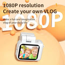 Mini Action Camera 1080P with 32GB Card, White, Compact and Portable, Perfect for Carrying Around, Long Battery Life, High-Definition Display by TinyTreasures Baby Boutique