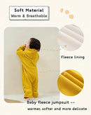 Newborn Baby Fleece Jumpsuit Girls Boys Winter Hooded Coverall Romper Cute Baby Snowsuit Clothes by TinyTreasures Baby Boutique