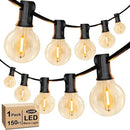 150FT LED Globe Outdoor String Lights, Dimmable Patio With 75+2 G40 Shatterproof Bulbs, Waterproof Outside Hanging, 2200K Commercial Backyard for Porch Bistro Party Balcony Garden by CozyNest Decor