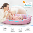 Baby Lounger - Breathable & Soft Baby Nest, Portable and Lightweight Tummy Time Lounger for Home and Travel, Ideal Newborn Babies Essentials Baby Shower Gifts by TinyTreasures Baby Boutique