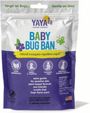 YAYA ORGANICS Baby Bug BAN Insect Repellent Wipes – All-Natural, DEET-Free, Non-Toxic, for Babies, Kids, Pregnant and Nursing Moms and Sensitive Skin (12 Count, Pack of 1) by TinyTreasures Baby Boutique