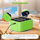 Rechargeable Tic Tac Toe Game Box with 5 Fun Brain Memory Games, Electronic Touchscreen Handheld Game, Portable Digital Puzzle Board Travel Toy, Gifts Choice for Kids and Adults (Green) by TinyTreasures Baby Boutique