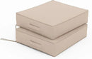 Patio Chair Cushions 18.5 X 16 X 4 Inch Waterproof Outdoor Seat Cushions for Patio Furniture, Outdoor Sofa Couch Pads with Ties & Handle, Set of 2, Sand by GreenHaven Gardens
